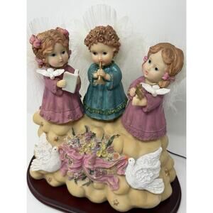 Eleco Fiber Optic Kid Angesl 14” Christmas Lighted Change Color Indoor Decor